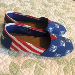 New York Rangers Canvas Shoes size small